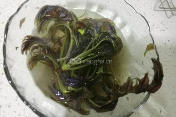 香椿拌豆腐的做法图解4
