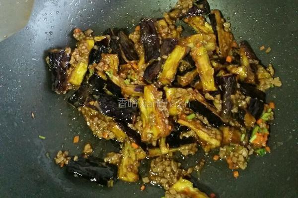 肉沫茄条的做法图解12