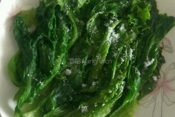 糖醋生菜的做法图解3