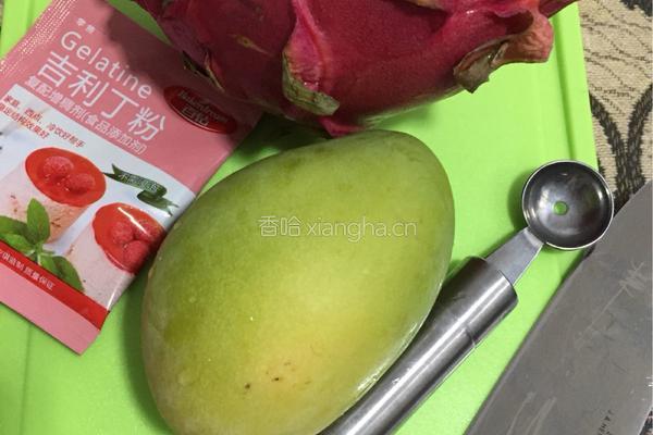芒果果冻的做法图解1