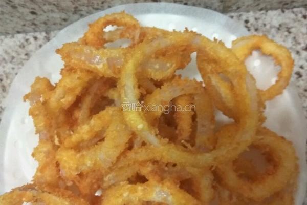 酥香洋葱圈的做法图解7