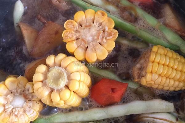 一锅鲜（豆角沾卷子）的做法图解4