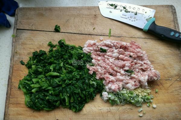 猪肉菠菜饺子的做法图解5