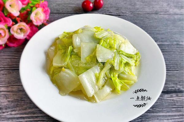 清炒大白菜的做法图解5