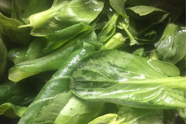 小青菜烧豆腐的做法图解1