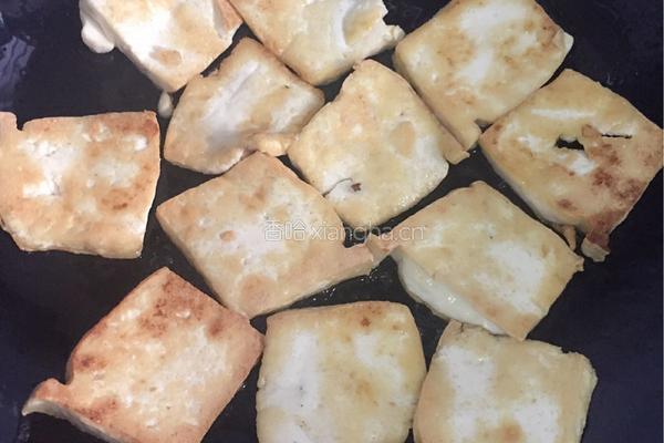 小青菜烧豆腐的做法图解3