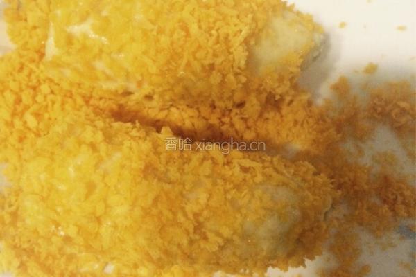 油炸香酥香蕉的做法图解2