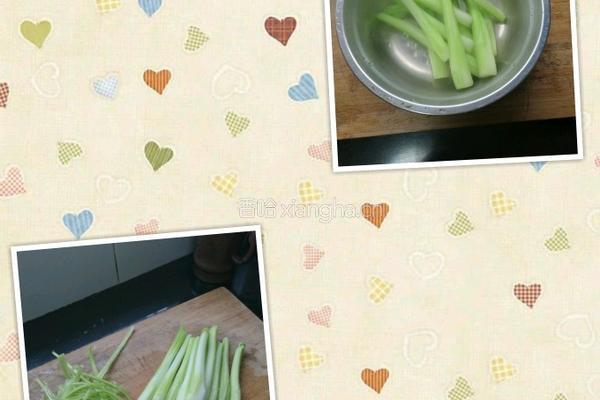 香菇苔芯菜的做法图解2