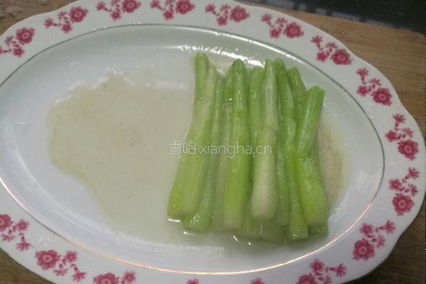 香菇苔芯菜的做法图解6
