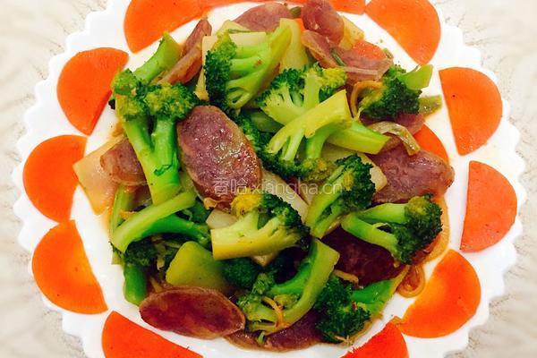 腊味西兰花的做法图解12