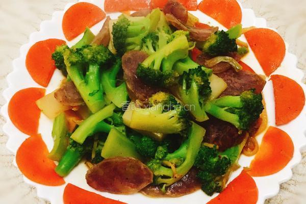 腊味西兰花的做法图解11