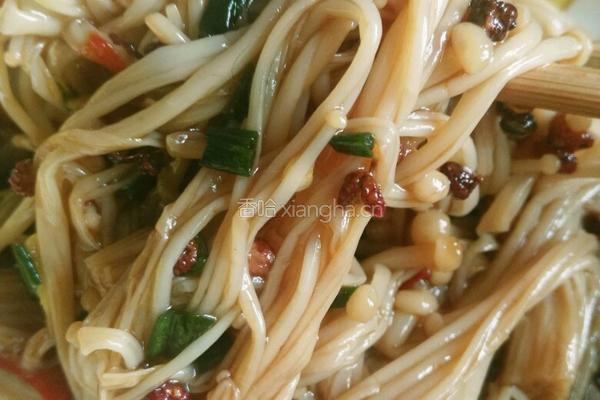 麻辣金针菇的做法图解6