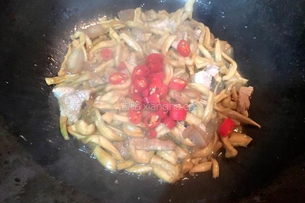 大头萝卜干炒肉的做法图解6