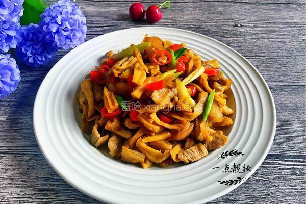 大头萝卜干炒肉的做法图解8