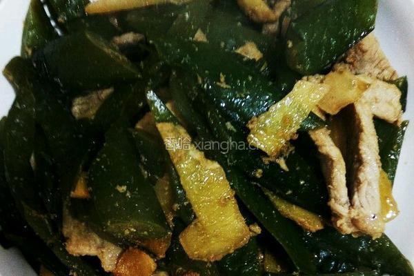 海波菜炒肉的做法图解7