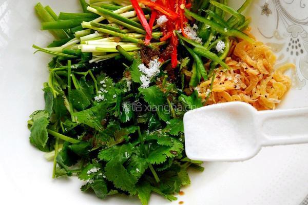 虾皮老虎菜的做法图解6