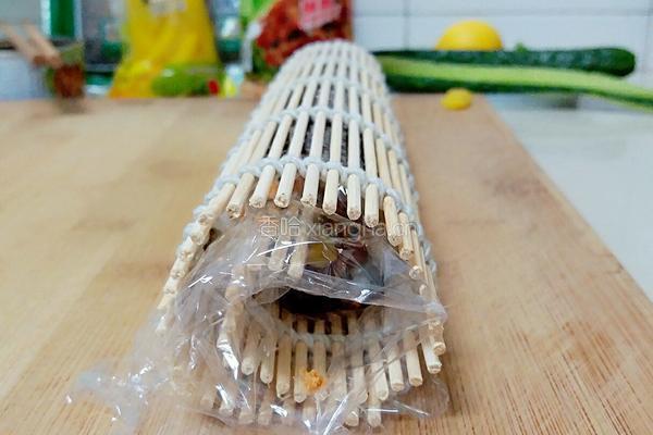 金枪鱼肉松紫菜包饭的做法图解8
