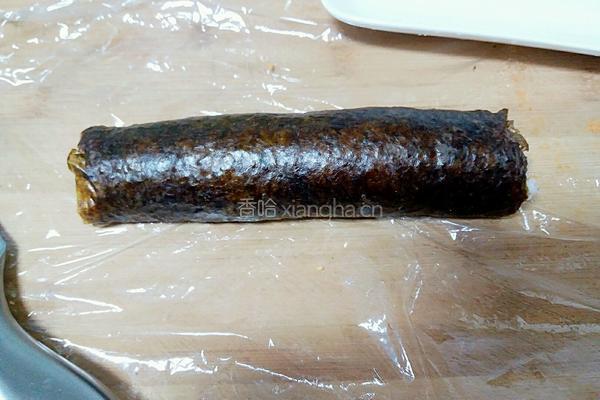 金枪鱼肉松紫菜包饭的做法图解9