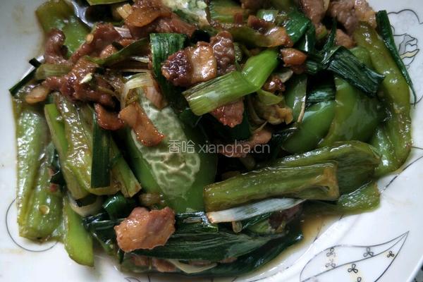 辣椒炒肉的做法图解4
