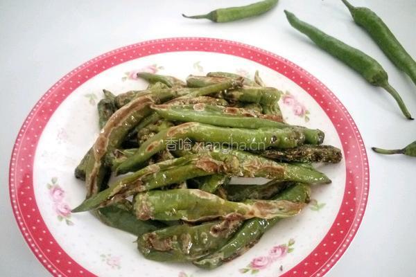 虎皮杭椒的做法图解5