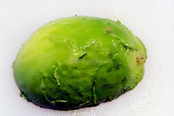牛油果玫瑰花#甜点的做法图解5