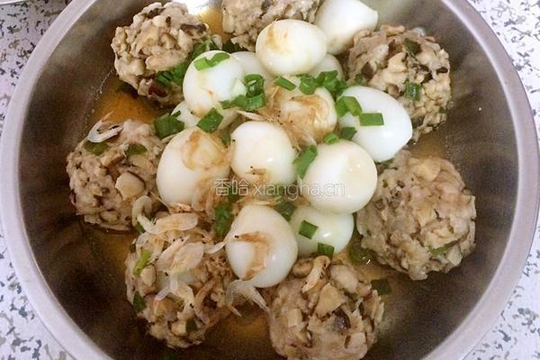 鹌鹑蛋肉丸(自创)