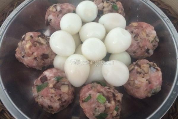 鹌鹑蛋肉丸(自创)的做法图解6