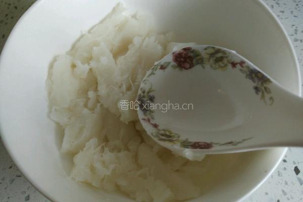 缤纷果味山药泥的做法图解3
