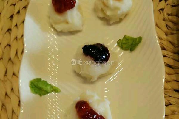 缤纷果味山药泥的做法图解6