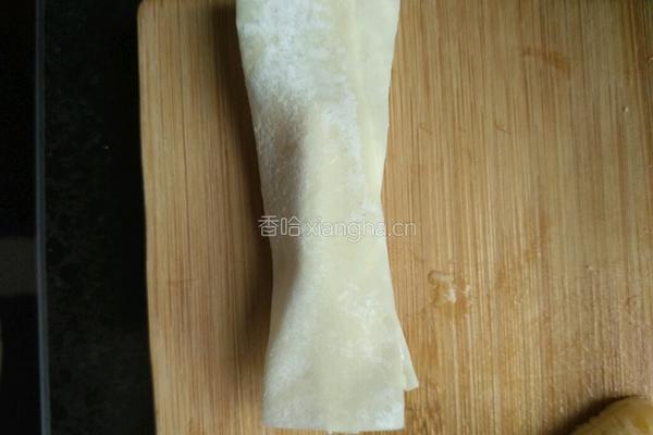 香酥香蕉馄饨的做法图解4