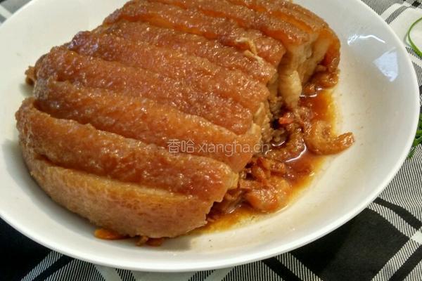 虾米扣肉的做法图解15