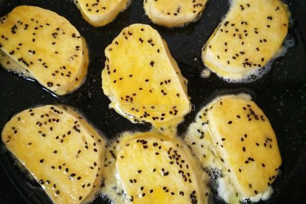 香煎馒头片的做法图解6