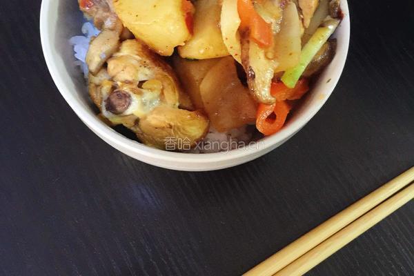 黄焖鸡米饭的做法图解8
