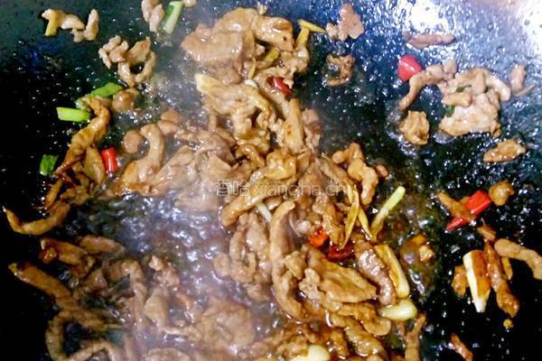 肉丝炒辣皮的做法图解3
