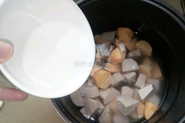 番薯芋头糖水的做法图解2