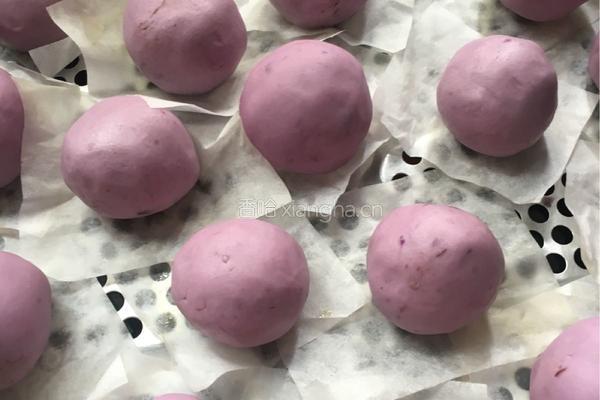 蒸紫薯圆子的做法图解3