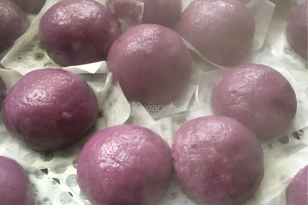 蒸紫薯圆子的做法图解4