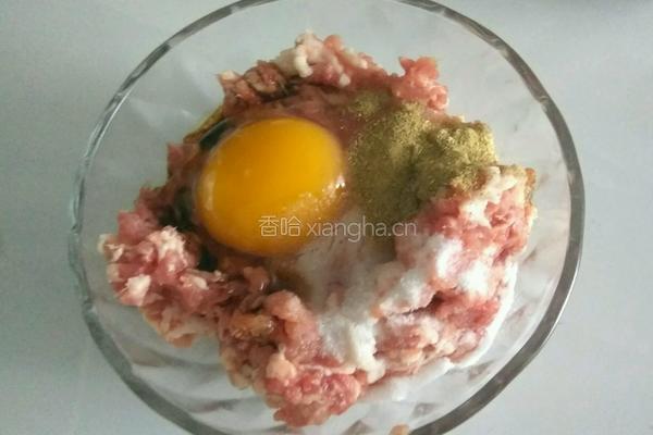 肉末蒸蛋的做法图解2