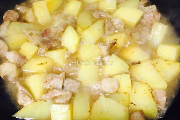 土豆葱香卤汁饭的做法图解11