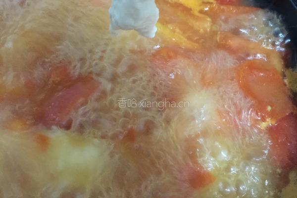 番茄鸡蛋疙瘩汤的做法图解5