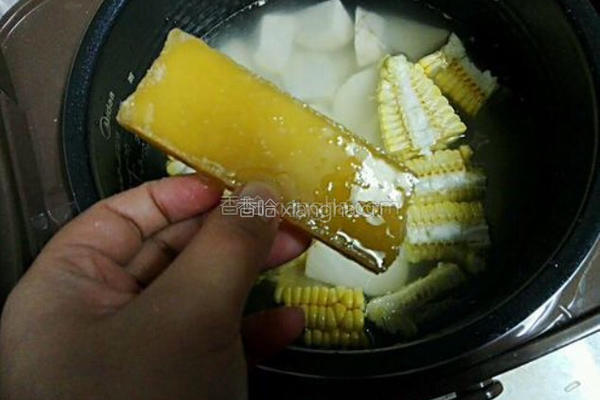 红薯玉米粥的做法图解4