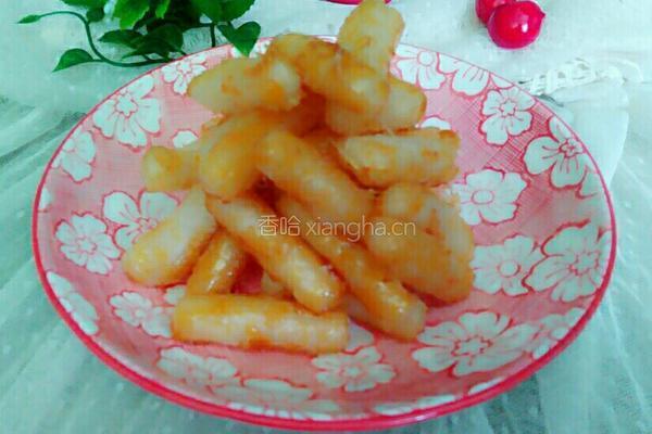 拔丝年糕的做法图解5