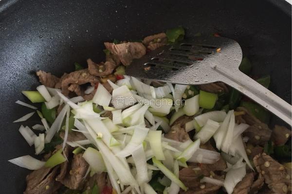 双椒牛肉的做法图解4