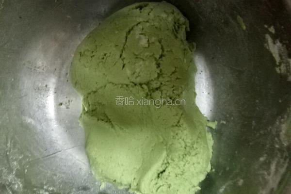 青汁青团的做法图解2