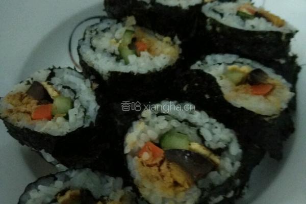 蜂蜜紫菜寿司的做法图解9