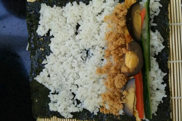 蜂蜜紫菜寿司的做法图解7