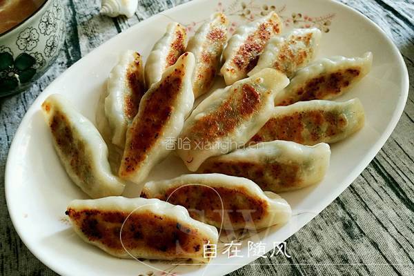 韭菜猪肉锅贴的做法图解6