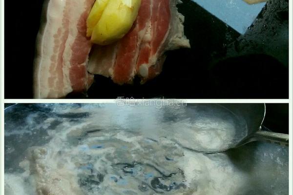 蒜苗回锅肉的做法图解2