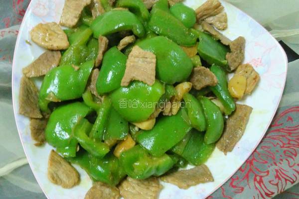 大辣椒炒肉片的做法图解9