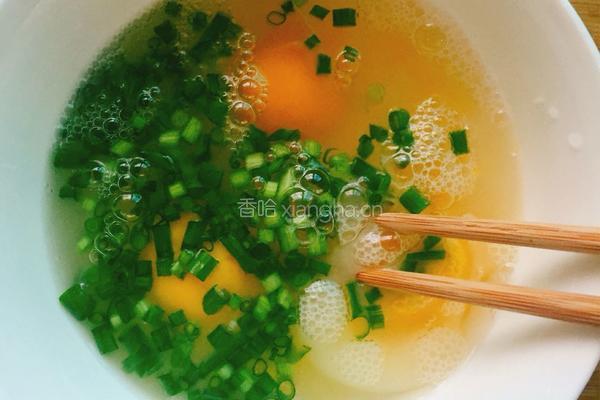 葱花炒鸡蛋的做法图解4